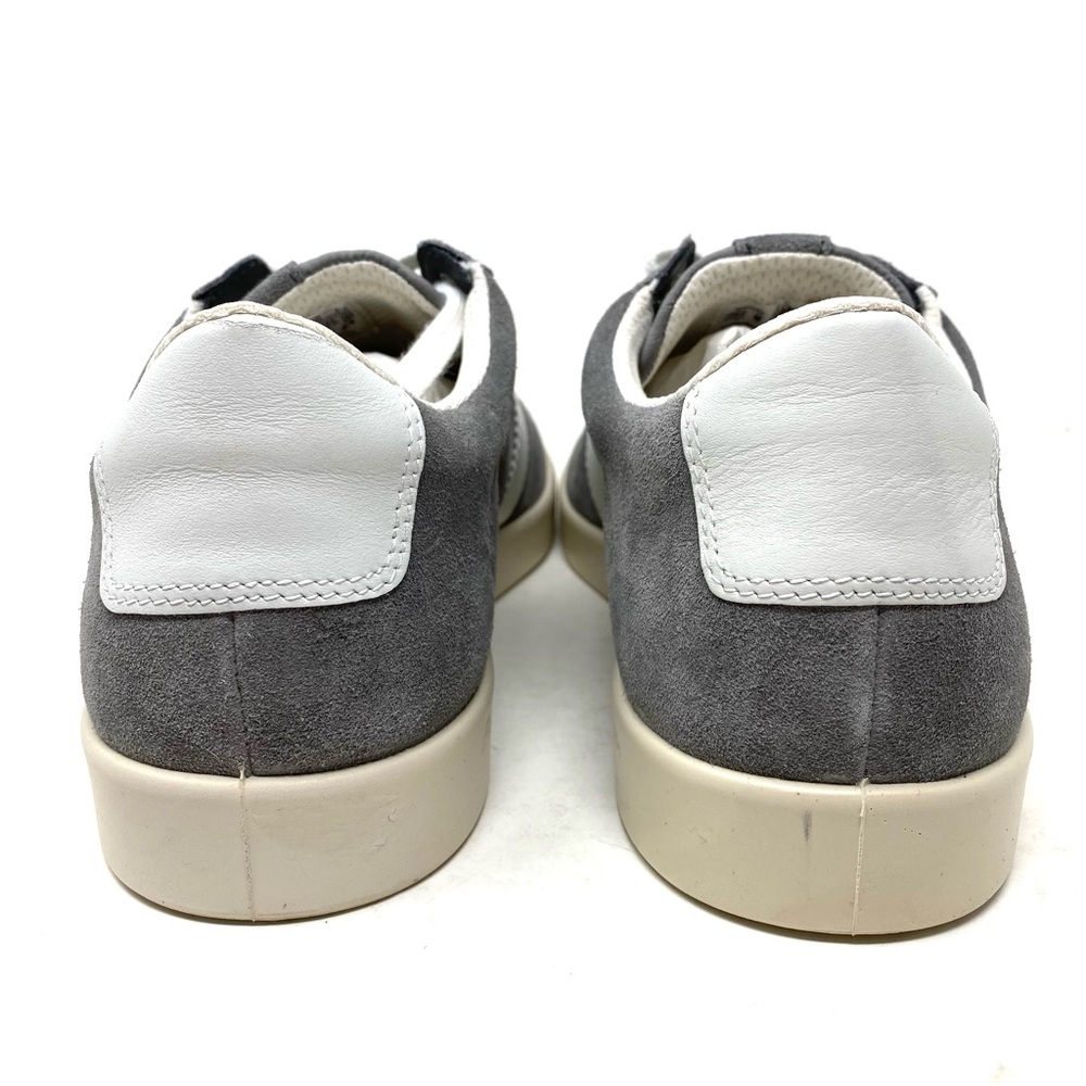 ECCO Women’s Street Lite Leather Sneaker Steel/White Size 42 | New in Box - Picture 6 of 8